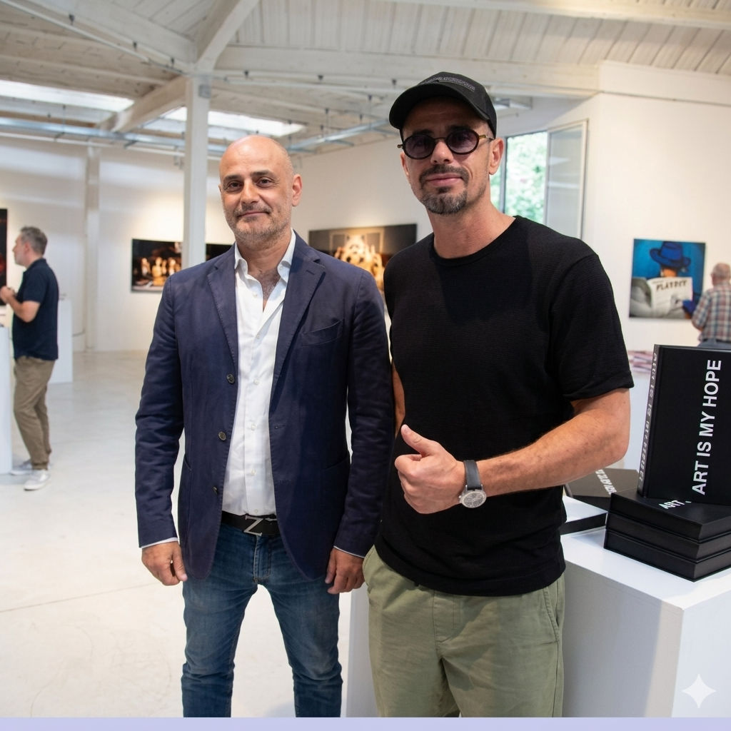 Philippe Shangti presenta la seva primera exposició a Barcelona, Icons
